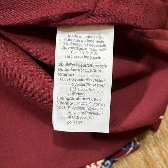 Madewell EUC Floral Dress Button-Back Lined Long Sleeve V-Neck Women's Small S - Picture 11 of 12